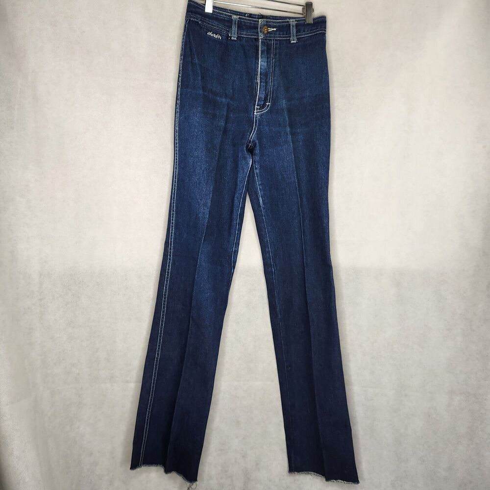 Vintage Chardon Paris High Waist Women’s Jeans Dark Blue Size 26 Waist
